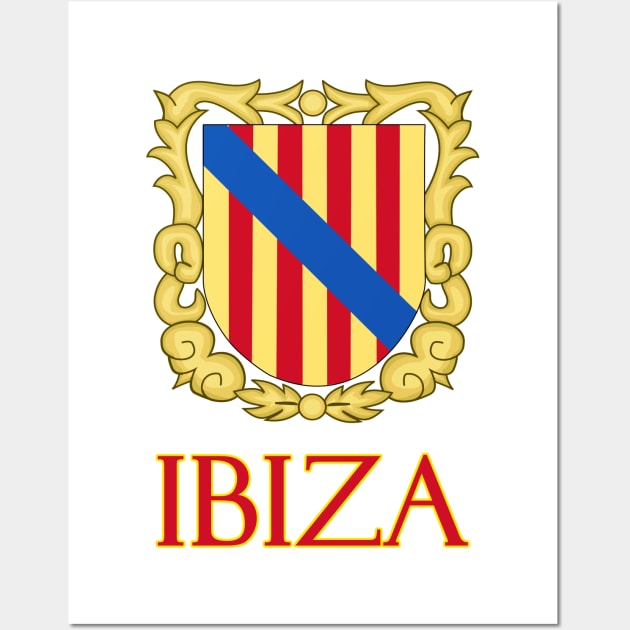 Ibiza - Coat of Arms Design Wall Art by Naves